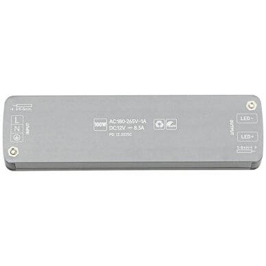 LED Power Supply, Ultra-Thin, 12V, 100W 3