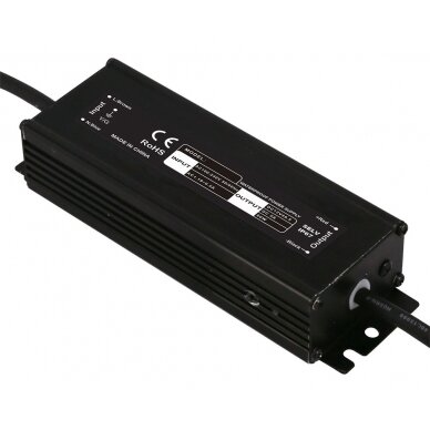 LED maitinimo šaltinis, 12V, 150W, vandeniui atsparus