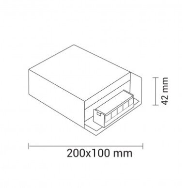 LED maitinimo šaltinis, 24V, 100W 1