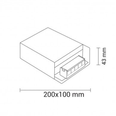 LED maitinimo šaltinis, 24V, 150W 1