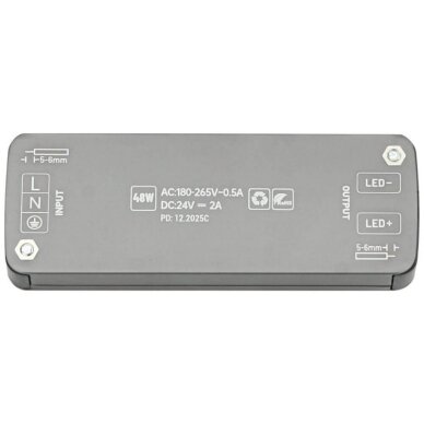 LED Power Supply, Ultra-Thin, 24V, 48W 3