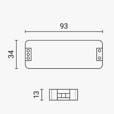 LED Power Supply, Ultra-Thin, 24V, 48W 4