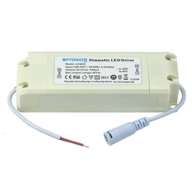 LED Dimmable Driver, 30-42V, 36W 1