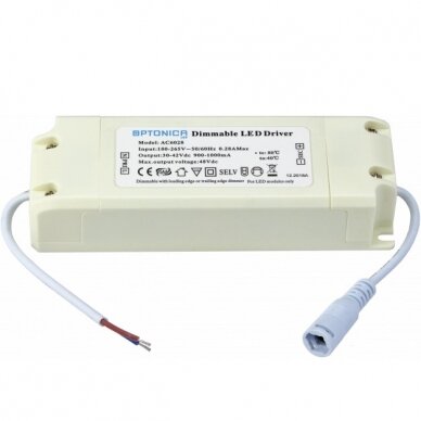 LED Dimmable Driver, 30-42V, 45W 1