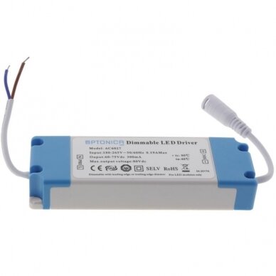 LED Dimmable Driver, 60-75V, 0.3A 1