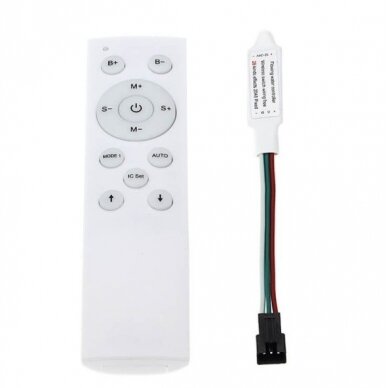 LED Controller, 12-24V, with RF Remote Console 1