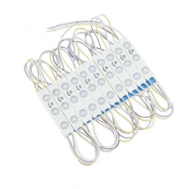 LED modulis, 0.72W, 80Lm, 12V, mėlyna šviesa