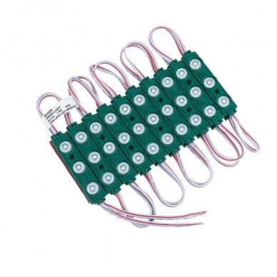 LED modulis, 1.5W, 120Lm, 12V, žalia šviesa