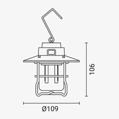 LED Retro Lamp, 3W, CCT 2