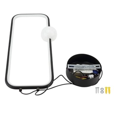 LED Pendant Lamp, 15W, Sand Black, Warm Light 2