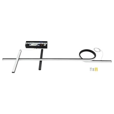 LED Pendant Lamp, 24W, Black/White, Warm Light 2