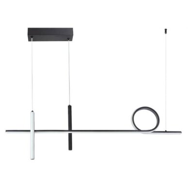 LED Pendant Lamp, 24W, Black/White, Warm Light 1