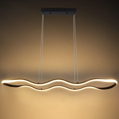 LED Pendant Lamp, 24W, Sand Black, Warm Light 3