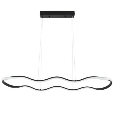 LED Pendant Lamp, 24W, Sand Black, Warm Light 1