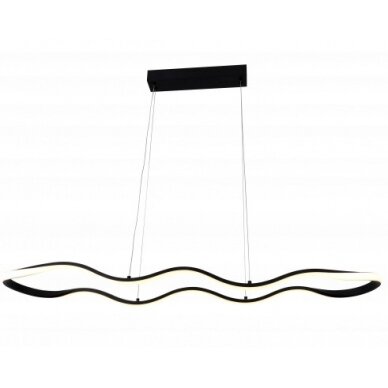 LED Pendant Lamp, 24W, Sand Black, Warm Light