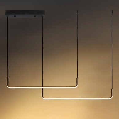 LED Pendant Lamp, 25W, Sand Black, Warm Light 3