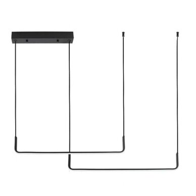 LED Pendant Lamp, 25W, Sand Black, Warm Light 1