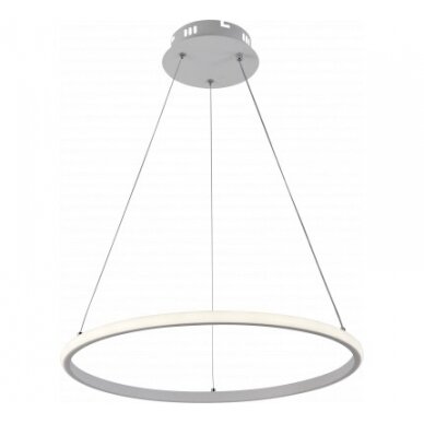 LED Pendant Lamp, 30W, White, Dimmable, Remote Control, CCT 1