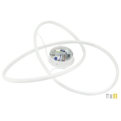 LED pakabinamas šviestuvas, 30W, baltas, šilta balta šviesa 2