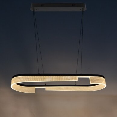 LED Pendant Lamp, 30W, Sand Black, Warm Light 3