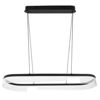 LED Pendant Lamp, 30W, Sand Black, Warm Light 1
