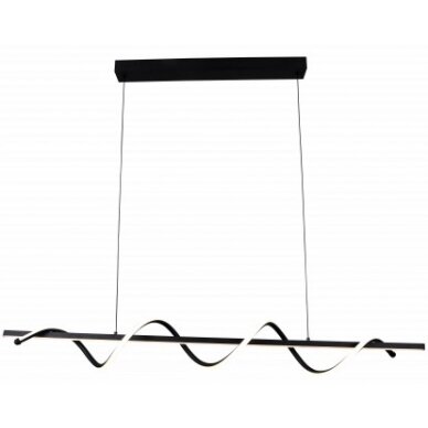 LED Pendant Lamp, 30W, Sand Black, Warm Light