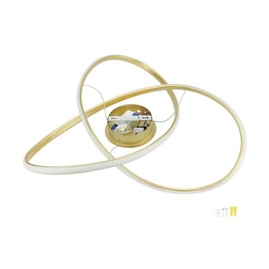 LED Pendant Lamp, 30W, Satin Gold, Warm Light 2