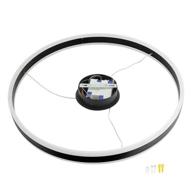 LED Pendant Lamp, 36W, Sand Black, Warm Light 1