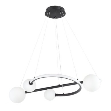 LED Pendant Lamp, 36W, Sand Black, Warm Light 1