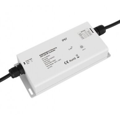 LED pastovios įtampos maitinimo valdiklis, 12-36V, 5A/kan., 4 kanalai, nuotolinis valdymas LED pastovios įtampos maitinimo valdiklis, 12-36V, 5A/kan., 4 kanalai, nuotolinis valdymas