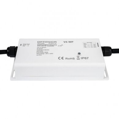 LED pastovios įtampos maitinimo valdiklis, 12-36V, 5A/kan., 4 kanalai, nuotolinis valdymas 1 LED pastovios įtampos maitinimo valdiklis, 12-36V, 5A/kan., 4 kanalai, nuotolinis valdymas 1