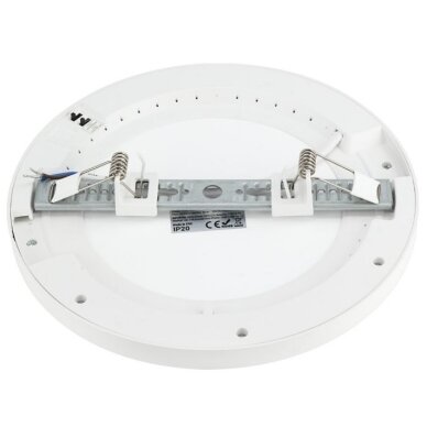 LED Backlit Surface Panel, Round, White, PIR Sensor, 10/15/18W, CCT 2