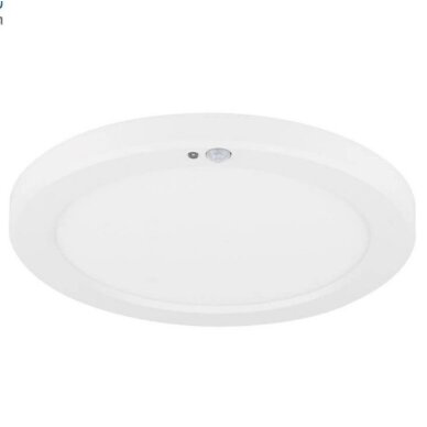 LED Backlit Surface Panel, Round, White, PIR Sensor, 10/15/18W, CCT