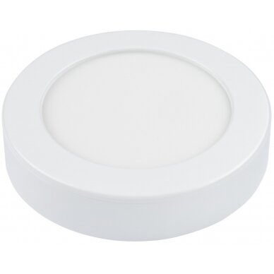 LED paviršinė panelė, apvali, 12W, CCT šviesa