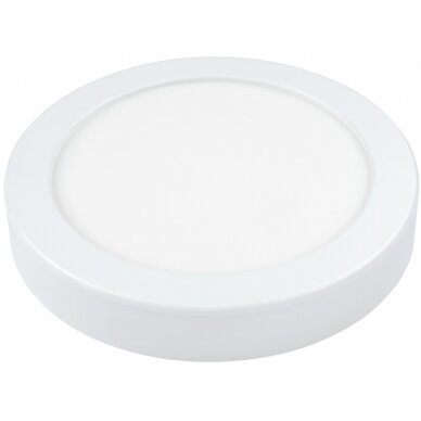 LED paviršinė panelė, apvali, 18W, CCT šviesa