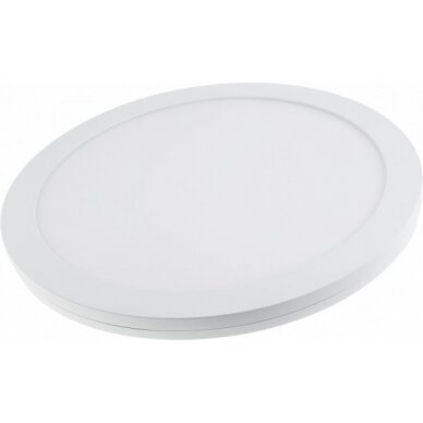 LED paviršinė panelė, apvali, plona, 30W, CCT šviesa