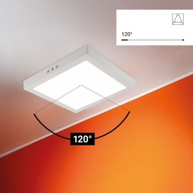 LED Surface Panel, Square, 24W, Neutral Light 4