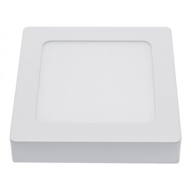 LED paviršinė panelė, kvadratinė, 5 metai garantija, garantija, 12W, šalta balta šviesa LED paviršinė panelė, kvadratinė, 5 metai garantija, garantija, 12W, šalta balta šviesa