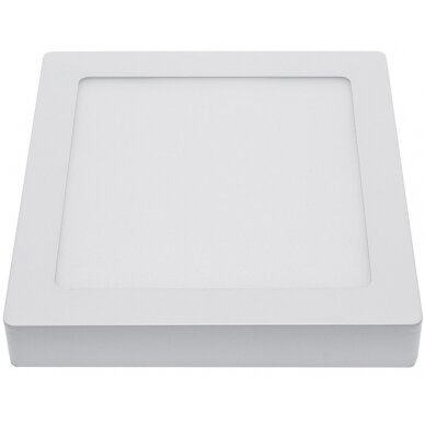 LED paviršinė panelė, kvadratinė, 5 metai garantija, garantija, 18W, šilta balta šviesa LED paviršinė panelė, kvadratinė, 5 metai garantija, garantija, 18W, šilta balta šviesa