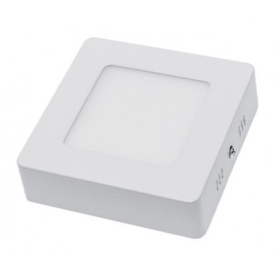 LED Surface Panel, Square, AC85-260V, 6W, Neutral Light
