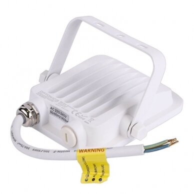 LED prožektorius, baltas, 10W, šalta balta šviesa 1