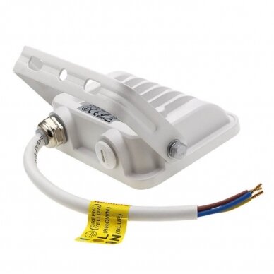 LED Floodlight, White, 90Lm/W, 10W, Warm Light 2