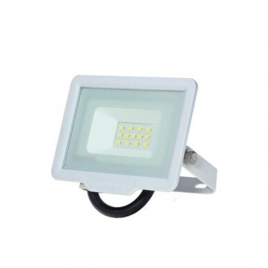 LED Floodlight, White, City Line, 10W, White Light