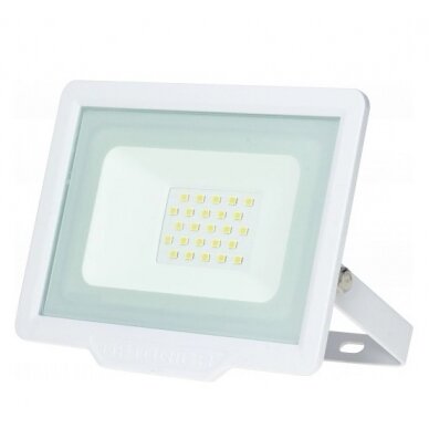 LED Floodlight, White, City Line, 20W, White Light