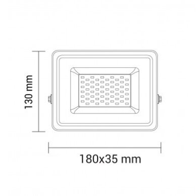 LED prožektorius, baltas, Classic Line2, 30W, šilta balta šviesa 2