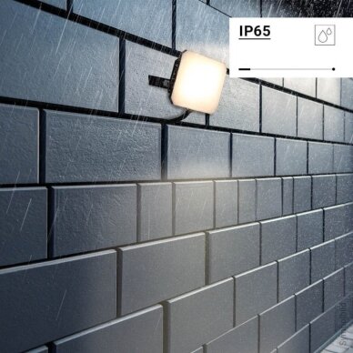 LED Floodlight, White, Milky Lens, 30W, Neutral Light 5