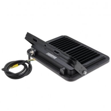 LED prožektorius, juodas, 100Lm/W, 100W, neutrali balta šviesa 2 LED prožektorius, juodas, 100Lm/W, 100W, neutrali balta šviesa 2