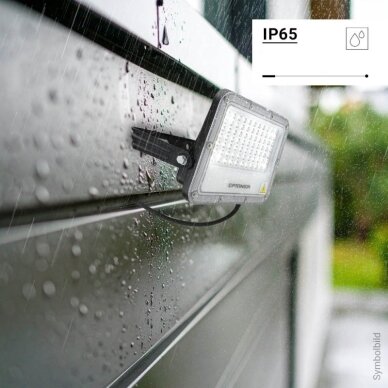 LED prožektorius, juodas, 100Lm/W, 50W, šilta balta šviesa 4