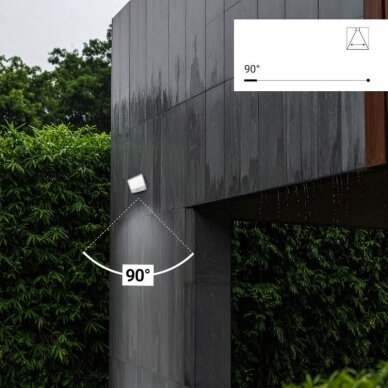 LED Floodlight, Black, 140Lm/W, 200W, White Light 7