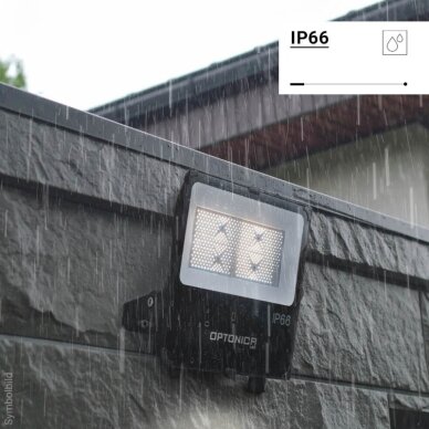 LED Floodlight, Black, 150W, CCT 3000K-6000K 6